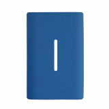 Placa p/ 1 Interruptor Vertical 4x2 - Novara Azul Fosco